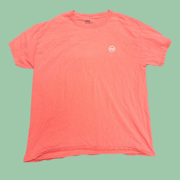 Y&R Coral Red Graphic Logo Tee Oversized Unisex Streetwear Shirt 100% Cotton (L) - Picture 5 of 12